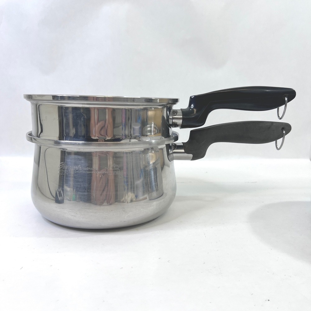 Permanent Multi-Core T304 Stainless Steel Saucepan and Strainer Pan Set USA